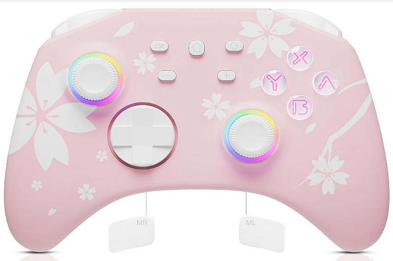 Mytrix Cherry Pink RGB Wireless Pro Controller