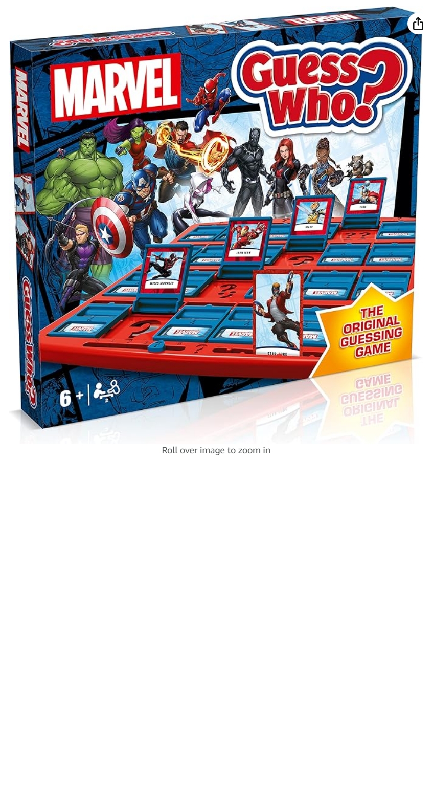 Marvel Guess Who? Board Game.