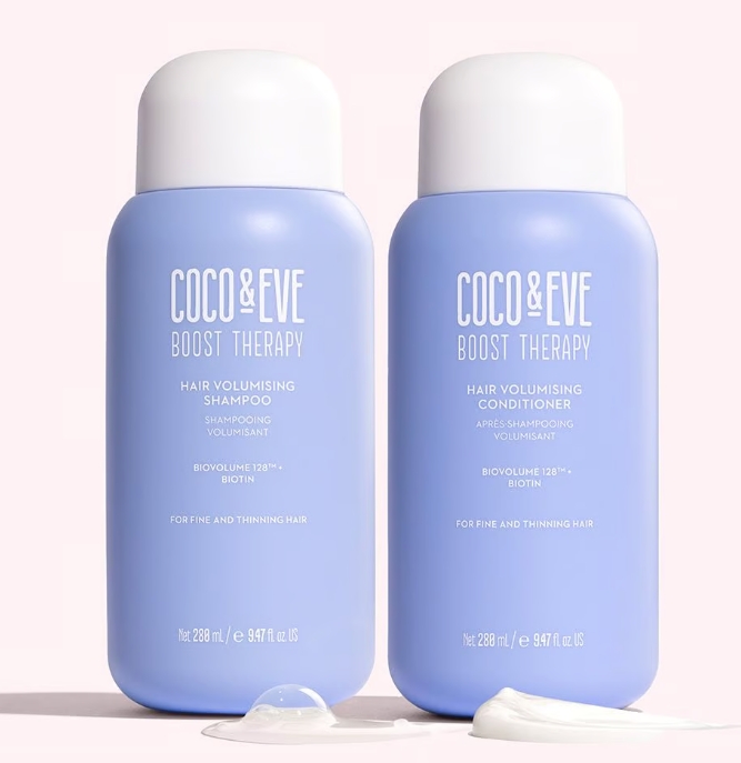 Coco & Eve Boost Therapy Hair Volumising Shampoo & Conditioner Bundle Set.